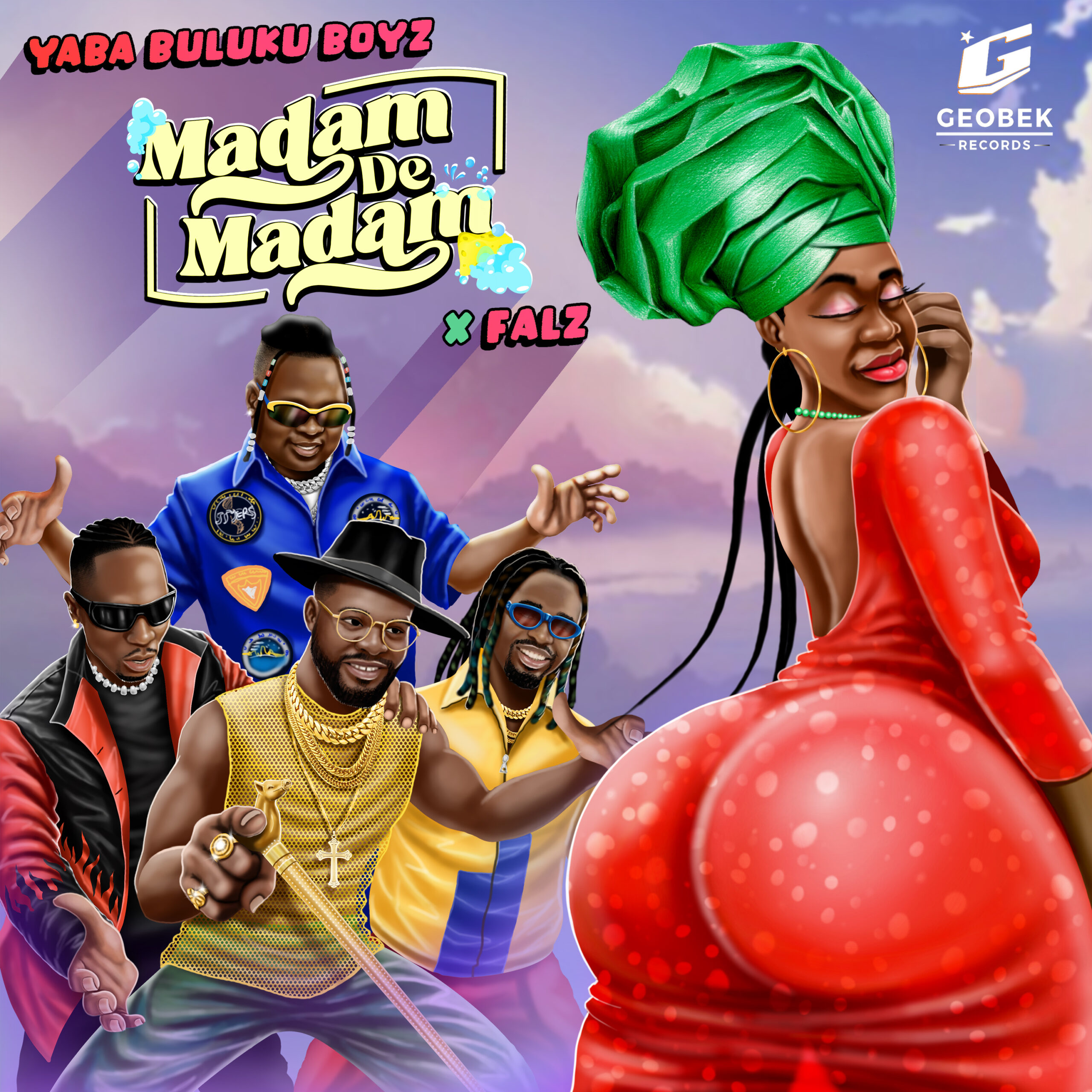 YABA BULUKU BOYZ AND FALZ SERVE ARTSY VISUALS IN FUN NEW VISUAL FOR “MADAM DE MADAM”