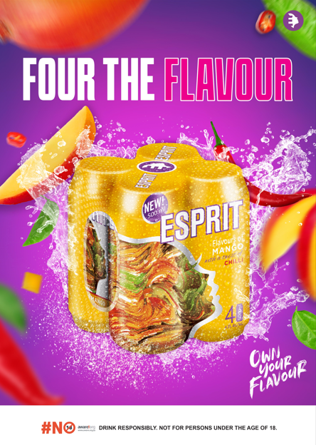 Taste & WIN With The New Esprit 500ml 4-Pack