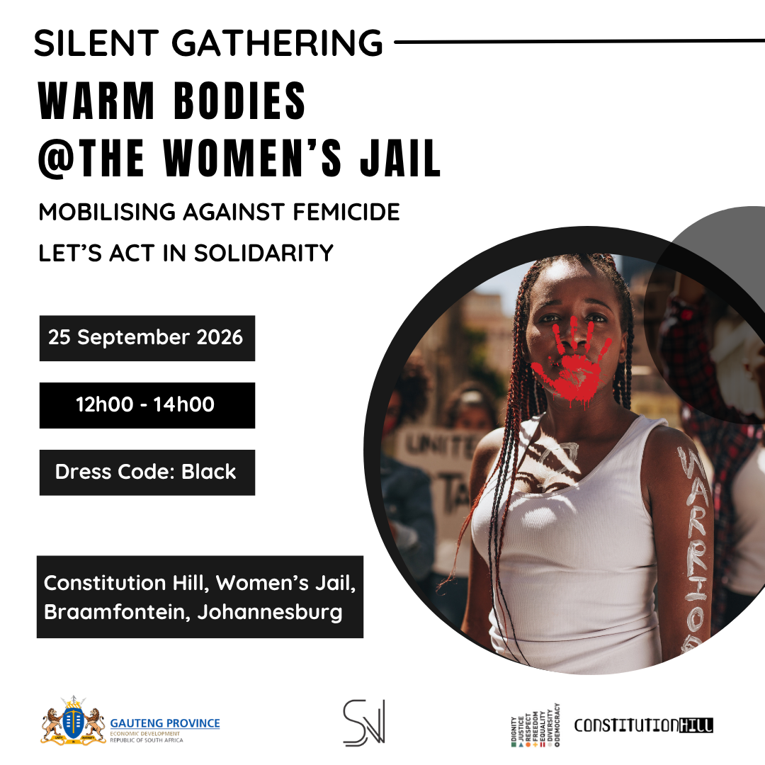ConHill & Warm Bodies are set to host public vigil in light of South Africa’s femicide